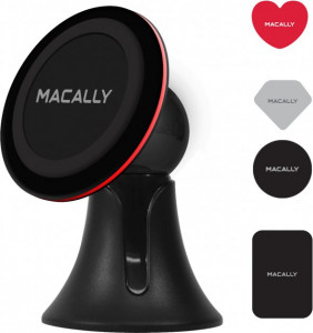     Macally Magnetic Car Holder Black (MDASHMAG2)