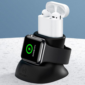   - Usams ZJ051 Apple Watch + AirPods Black ZJ51ZJ01 5