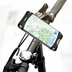      Usams US-ZJ053 Bicycle Silicon Phone Holder Black