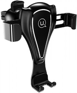   Usams US-ZJ025 Metal Gravity Car Holder Black 4