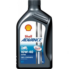   Shell Advance 4T Ultra 10W-40 1 