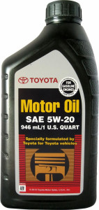   Toyota Motor Oil 5W-20 0,95  (002791QT20-7)