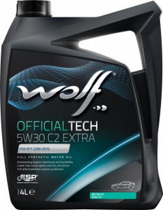  Wolf OFFICIALTECH 5W30 C2 EXTRA 4Lx4 (8339677)