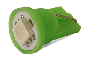   AllLight T10 1  5050 W2,1x9,5d 12V 0,45w GREEN