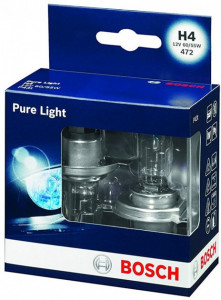  Bosch H4 Pure Light 12V 60/55W P43t