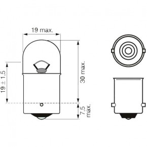    Bosch R10W 12V (1 987 302 203) 3