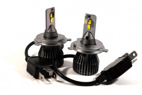  LED  HeadLight F1X H4 (P43t) 52W 12V 8400Lm    ( )