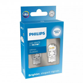    Philips 11065CU60X2 W21W LED Ultinon Pro6000 SI 12V WX3x16d white