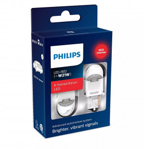    Philips 11065XURX2 W21W 12/24V Red 3