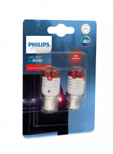   PHILIPS 11498U30RB2 P21W LED 12V Ultinon Pro3000 RED