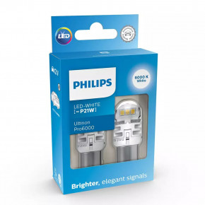    Philips 11499CU60X2 P21/5W LED Ultinon Pro6000 SI 12V BAY15d white