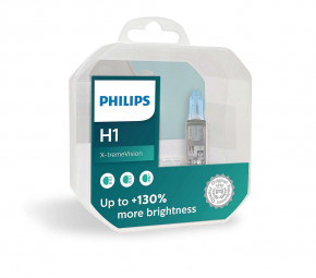  PHILIPS 12258XVS2 H1 55W 12V P14,5s X-treme Vision +130%