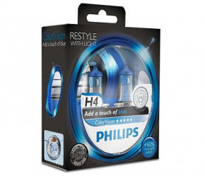   Philips H4 ColorVision Blue 3350K 2/ (12342CVPBS2)