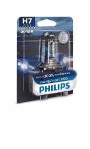  PHILIPS 12972RGTB1 H7 55W 12V RacingVision GT200 +200% B1