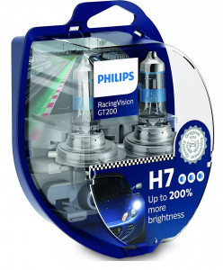  PHILIPS 12972RGTS2 H7 55W 12V RacingVision GT200 200%