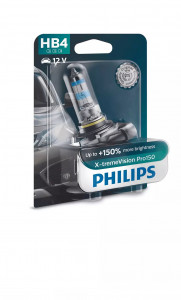  PHILIPS 9006XVPB1 HB4 51W 12V X-treme Vision Pro +150% B1