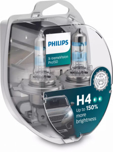    Philips X-tremeVision Pro 12342XVPS2 H4 55W