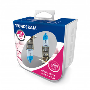   Tungsram H1 55W 12V (2 ./) Megalight Ultra +120%