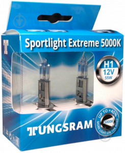   Tungsram H1 55W 12V (2 ./) Sportlight Extreme 5000K 3