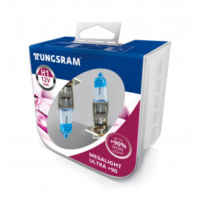   Tungsram H1 55W 12V (2 ./) Megalight Ultra +90%