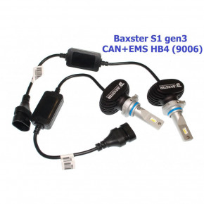  LED  BAXSTER S1 gen3 HB4 5000K 4000lm CAN EMS