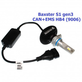  LED  BAXSTER S1 gen3 HB4 5000K 4000lm CAN EMS 4