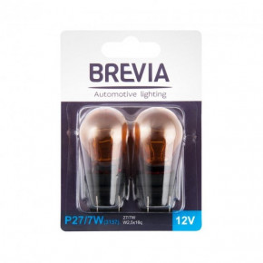  BREVIA P27/7W (3157) 12V 27/7W W2.5x16q AMBER blister 2. (10/250 .) (12340B2)