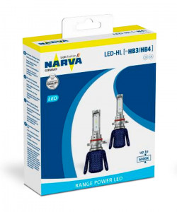    Narva 18014 HB3/HB4 6000K X2 16W PGJ19-2