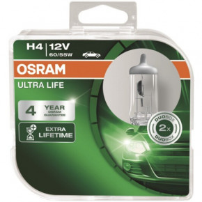  H4 Ultra Life 12V 60/55W P43t, (64193ULT02B)