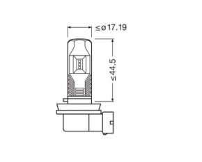    OSRAM 67219CW LEDriving FL H8/H11/H16 8.2W 12V 6000K 4