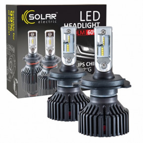  LED SOLAR H4 6000K 8000Lm ZES 12/24V (8304)