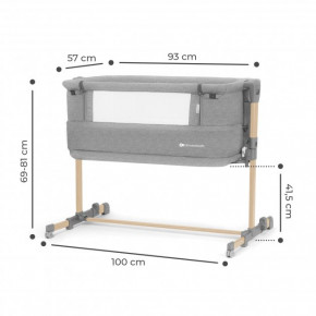  - Kinderkraft Neste Grow Light Grey Full Wood (KCNEGR00LGR000W) 8