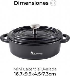    MasterPro Foodies cook share, 16X9,8 ,  (BGMP-10203) 3