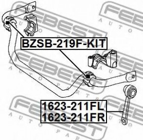   Febest MERCEDES CLS E-CLASS 02-10   (BZSB-219F-KIT) 3