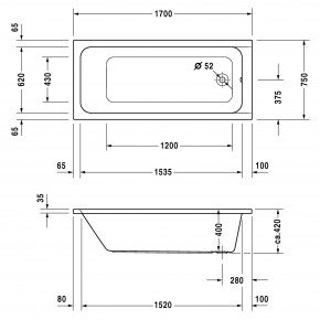   DURAVIT D-Code 170 (700100) 4