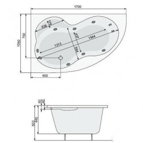  PoolSpa Mistral 170x105 (PWA3X10ZN000000) 4