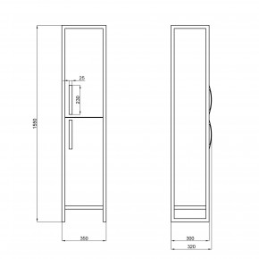   Qtap Taurus 3501750300 Whitish oak QT2475PN175RWO 3