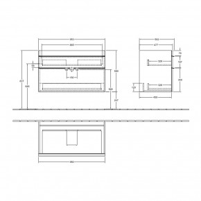   Villeroy and Boch Venticello 1000500   (A92602MS4104AL01) 10