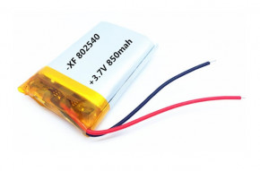  - 850mAh 3.7V 802540