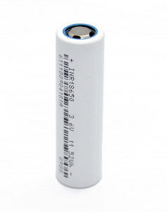  18650 - (Li-Ion) DLG INR18650-320, 3200mAh, 9.6A, 4.2/3.6/2.5V, Grade A, White