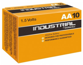   Duracell Industrial, AA/LR6, 1.5V,  10