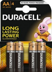   Duracell Duralock Basic C&B, AA/LR6, 1.5V,  4