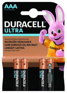   Duracell Ultra Powercheck, AAA/LR03, 1.5V,  4