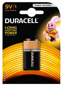   Duracell Duralock MN1604 6LR61,  9V, 