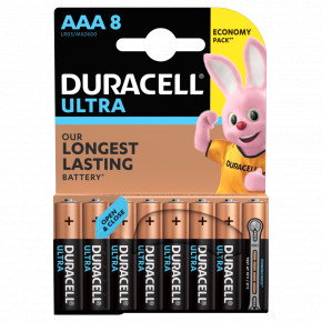   Duracell Ultra, AAA/LR03, 1.5V,  8,   