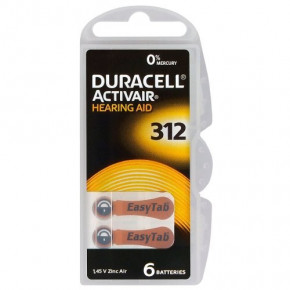  Duracell Activair 312   , 1.45V,  6