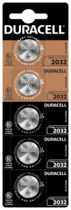   Duracell CR2032 5BL, 3V,  5