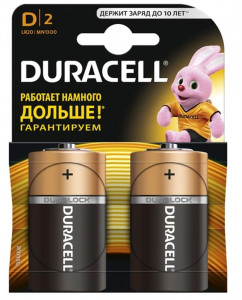  Duracell Basic D/LR20 BL 2