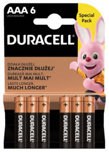   Duracell Duralock Basic C&B 6xAAA/LR03 1.5V ( 6/  ) Belgium