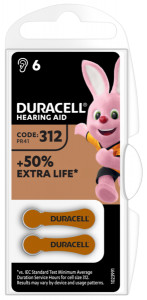  Duracell HA 312 6 (5004325)